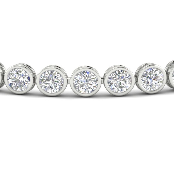 8ct Bezel Tennis Bracelet - Picture 6 of 13